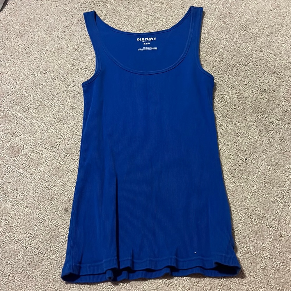 Blue tank top